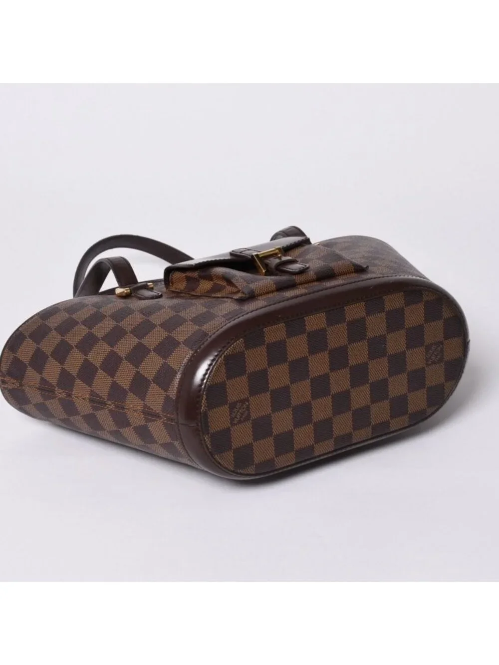 Louis Vuitton Handbag Manosque PM Damier Brown Gold